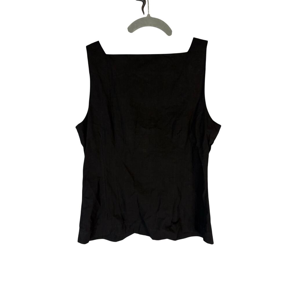 Ciao Lucia Amira Top Square Neck Button Front Old Money Office Work Brunch S - Picture 9 of 10